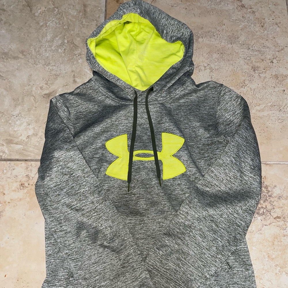 Women’s grey Under Armour hoodie